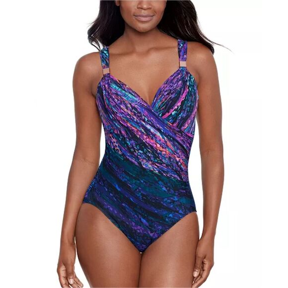 Miraclesuit NWT Mood Ring Siren One Piece Swimsuit Size 6 - Picture 1 of 4